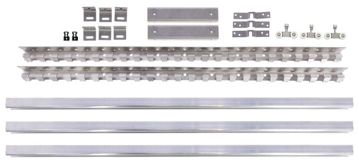 KERBL Befestigungssystem für seitenverschiebbaren Streifenvorhang